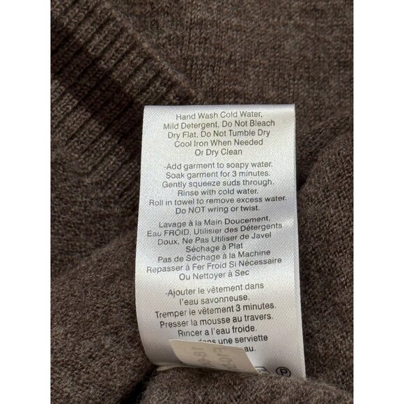 Smartwool Merino Wool V-Neck Sweater Brown Mens Size XL - Picture 7 of 7